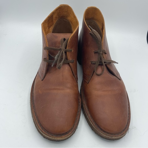 Men\'s Brown Leather Chukka Boots - Classic Casual Style main image 7
